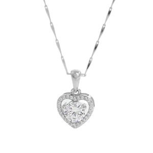 Collar Stella Corazón brillante